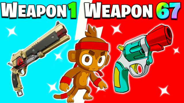 😎 HUGE BRAINROT GUN GAME 🔫 — Fortnite Creative map