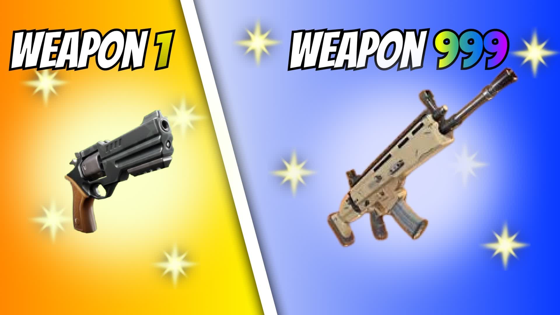 RANDOM ONE SHOT GUNGAME — Fortnite Creative map