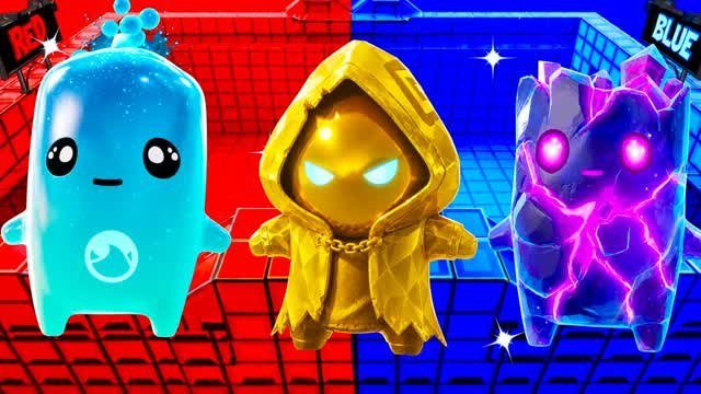 RED VS BLUE UNC LOLLY POP 1 — Fortnite Creative map cover art
