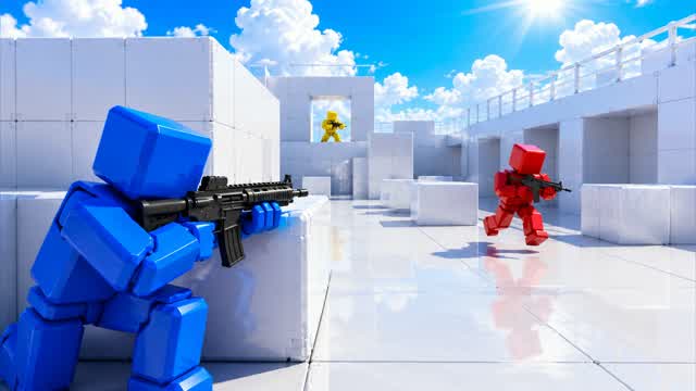 RED VS BLUE BLAST TEMPO 🔴🔵 — Fortnite Creative map cover art