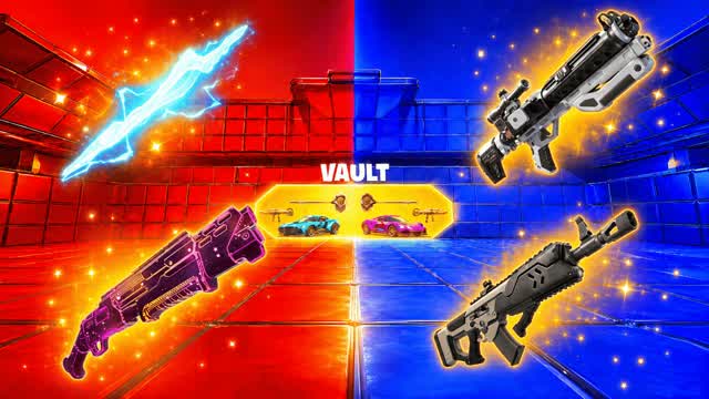 RED VS BLUE ARBEIT — Fortnite Creative map