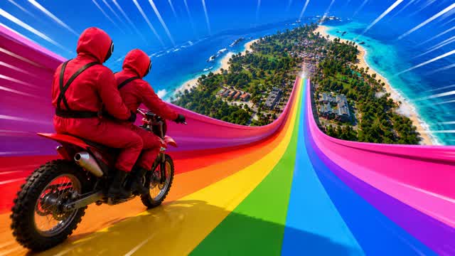 SUPER RAMP CRAZY - CAR GAME — Fortnite Creative map cover art