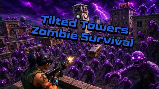 Tilted Towers Zombie Survival — Fortnite Creative map