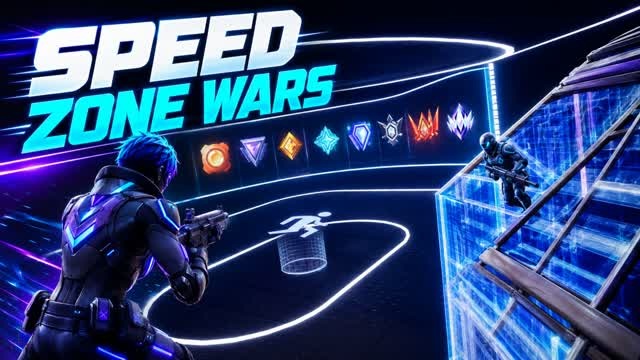 SPEED ZONE WARS — Fortnite Creative map