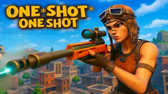 Tilted Sniper One Shot Gravity — Fortnite Creative map cover art