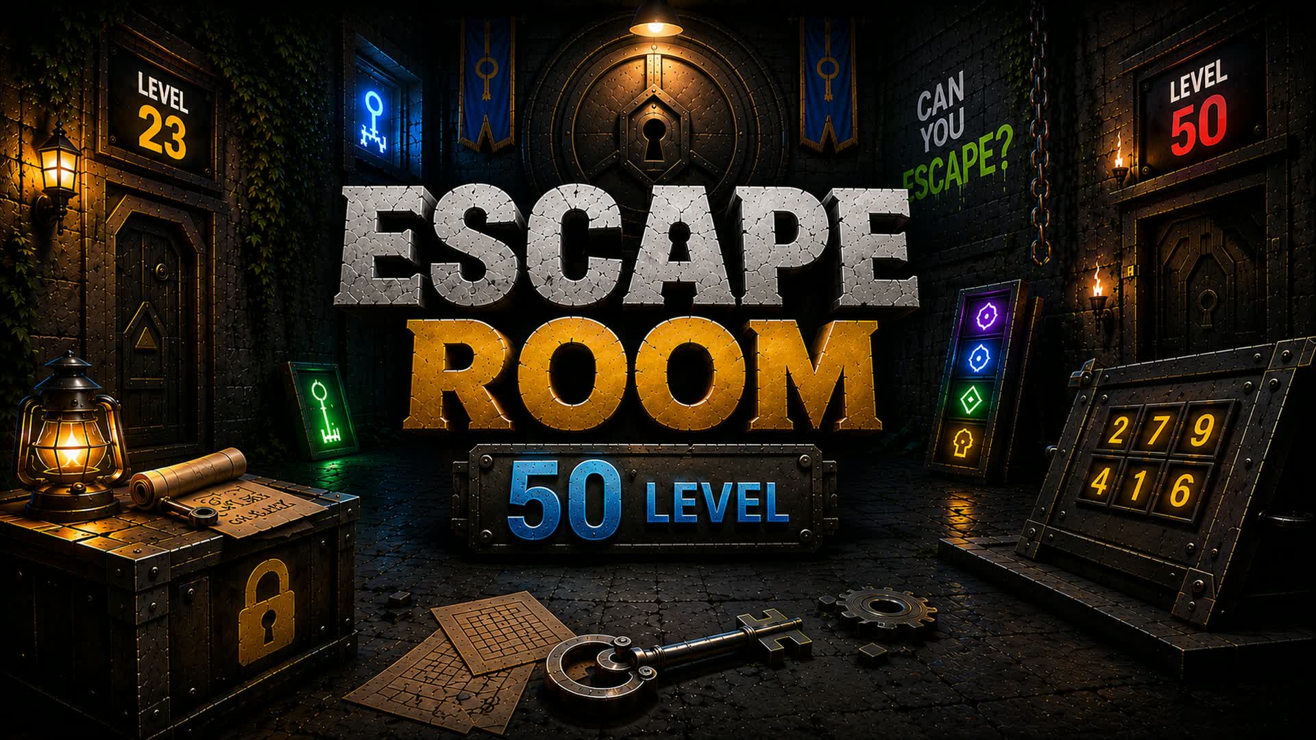 50 LEVEL EXTREME ESCAPE ROOM 💀 — Fortnite Creative map