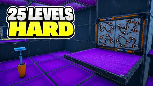 HARD PARKOUR 25 LEVELS باركور صعب — Fortnite Creative map
