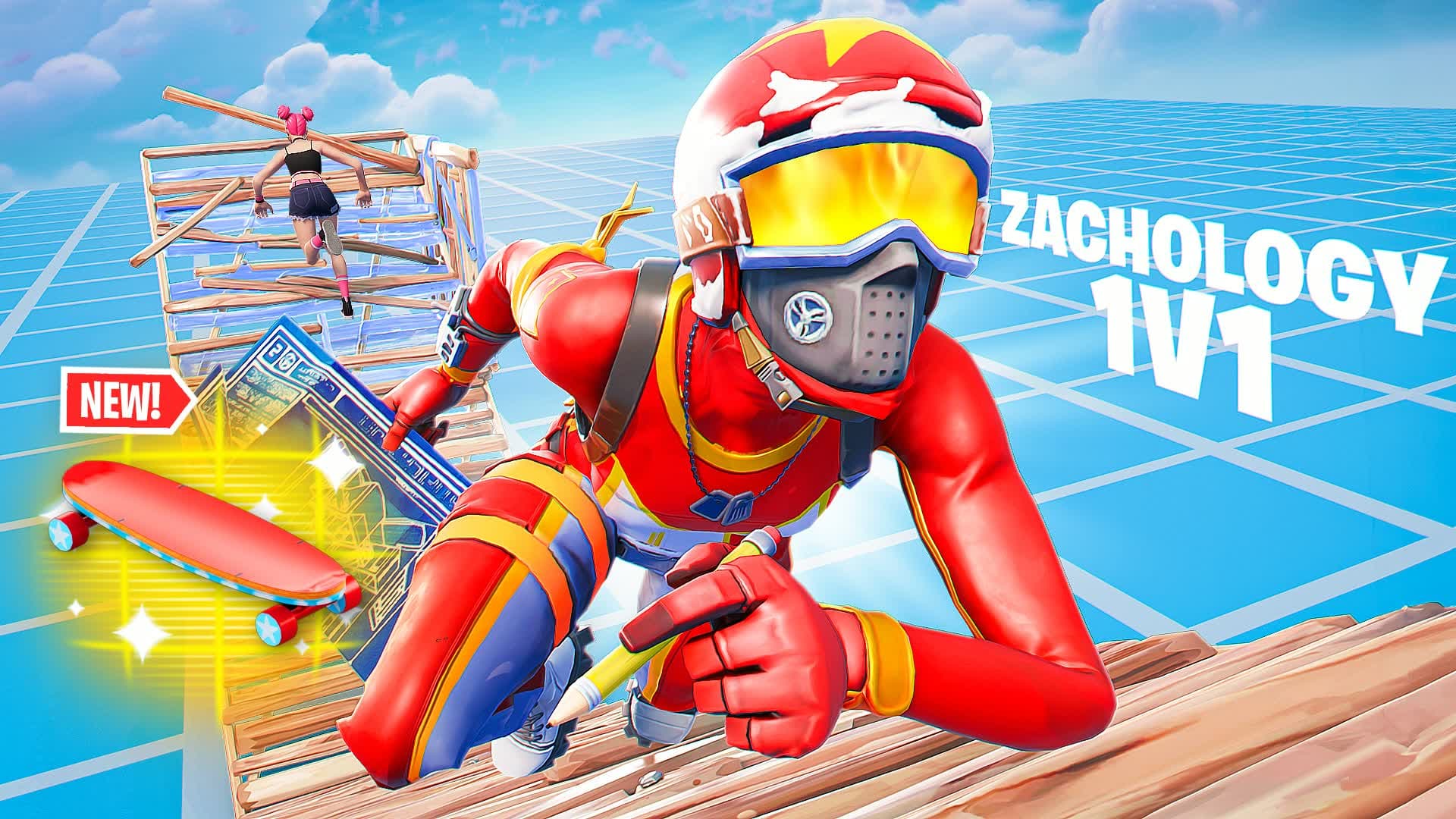 Zachology 1v1 Build Fights (200 Pumps) — Fortnite Creative map