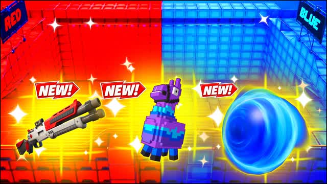 RED VS BLUE AIM REFINEMENT 🔴🔵 — Fortnite Creative map cover art