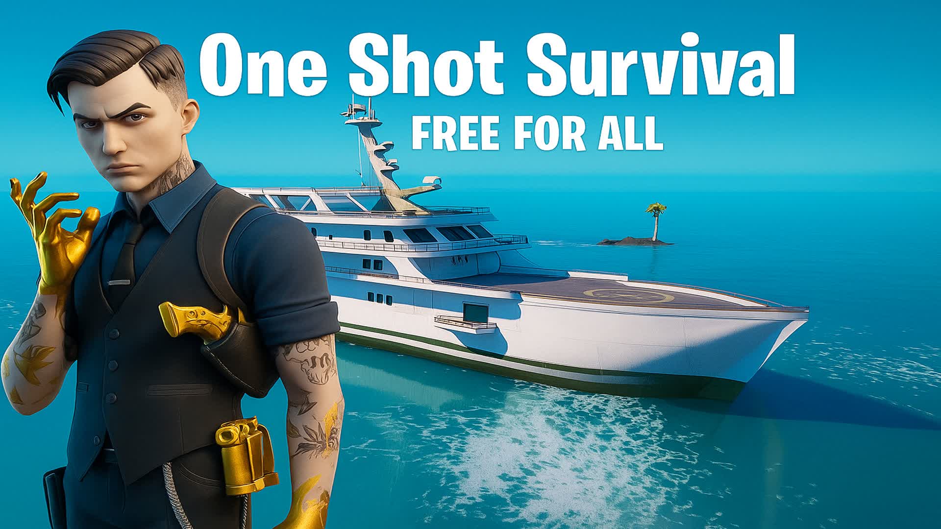 One Shot survival — Fortnite Creative map