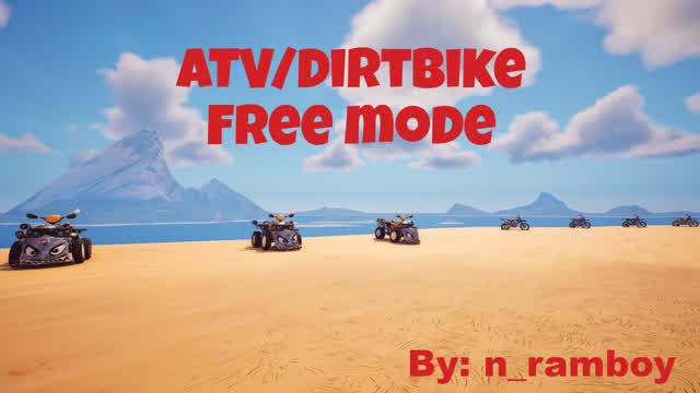 ATV/Dirtbike freemode — Fortnite Creative map