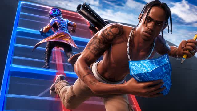 1V1 RED 🔴 VS BLUE🔵 (NEW WEAPONS) — Fortnite Creative map cover art