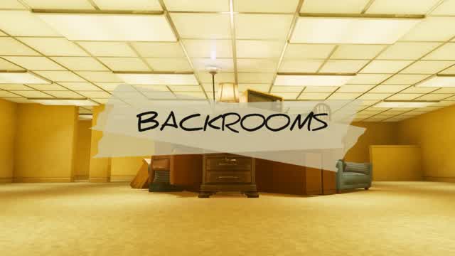 Backrooms [movie set] — Fortnite Creative map cover art