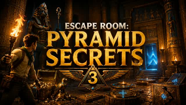 Escape Room: Pyramid Secrets — Fortnite Creative map cover art