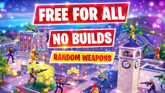 Zero Build Free For ALL — Fortnite Creative map cover art