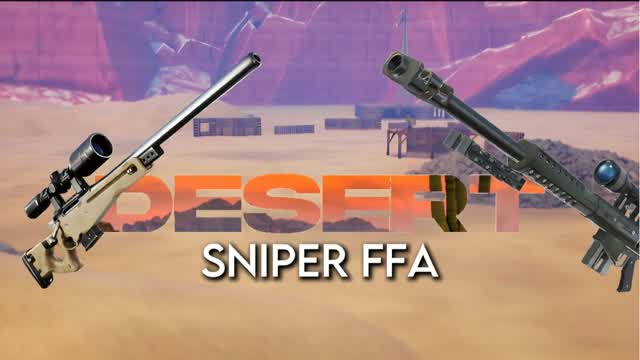 Desert Sniper FFA — Fortnite Creative map cover art