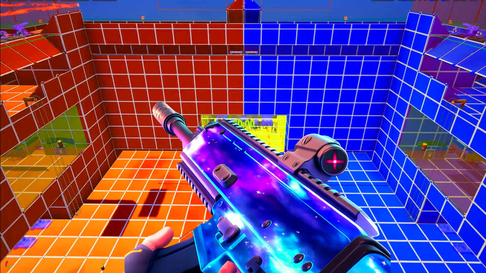 MEGA GUNS RED VS BLUE 🔴🔵 — Fortnite Creative map
