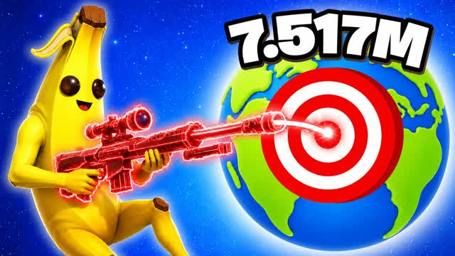 MEGA TRICK SHOT PARKOUR 🎯 +100LVL — Fortnite Creative map cover art