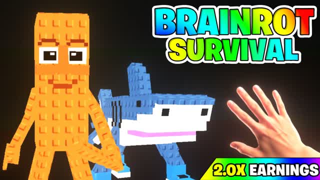 BRAINROT SURVIVAL ADVENTURE — Fortnite Creative map cover art
