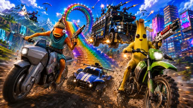COMBATE NA CIDADE COM MUNDO ABERTO — Fortnite Creative map