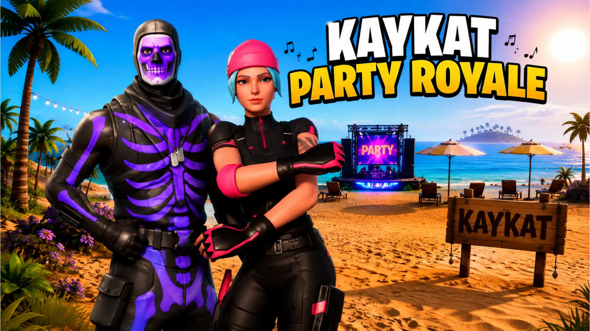 KAYKAT PARTY ROYAL ๐ โ Fortnite Creative map