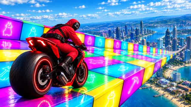 SUPER ROAD BATTLE - CAR GAME — Fortnite Creative map cover art