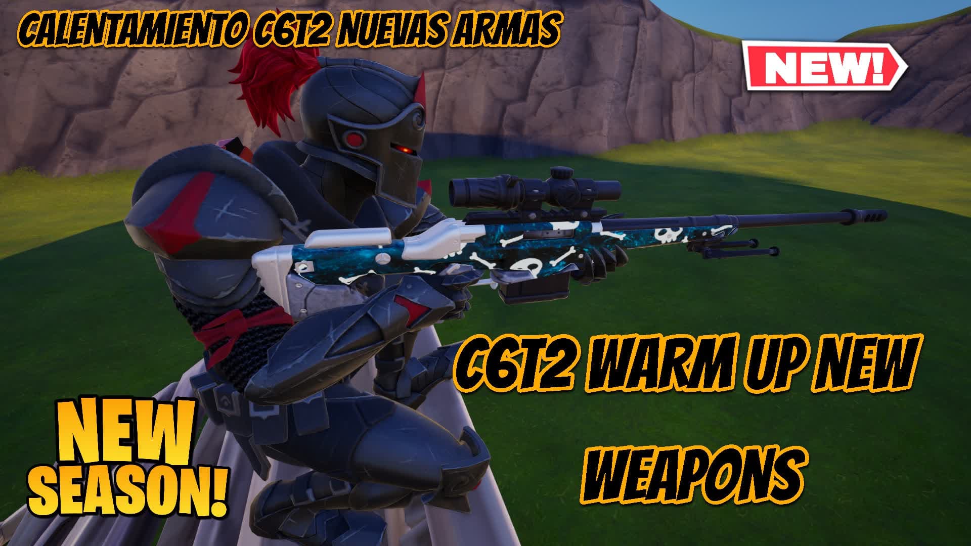 C6T2 WARM UP NEW WEAPONS — Fortnite Creative map