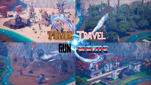Time Travel Gun Game — Fortnite Creative map cover art