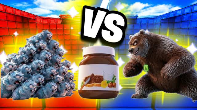 🔴🔵 RED VS BLUE WILD HAMSTER 🔴🔵 — Fortnite Creative map
