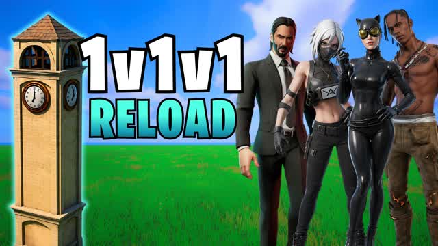 ZEDO 1v1v1 RELAOD يزيدو — Fortnite Creative map cover art