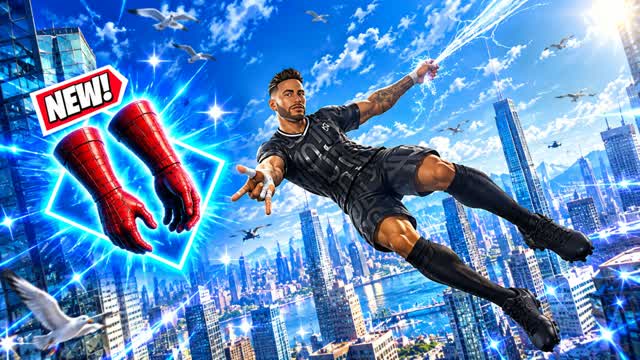 🎯SPIDER NEW! GUN GAME DRIFT😎 — Fortnite Creative map cover art
