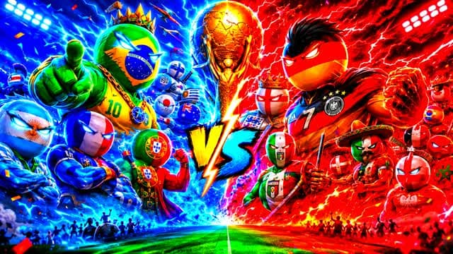 WORLD CUP RED VS BLUE 🔴🔵 — Fortnite Creative map cover art