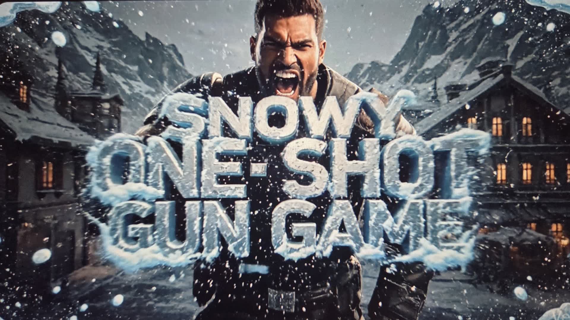 Snowy One-shot Gun Game! — Fortnite Creative map