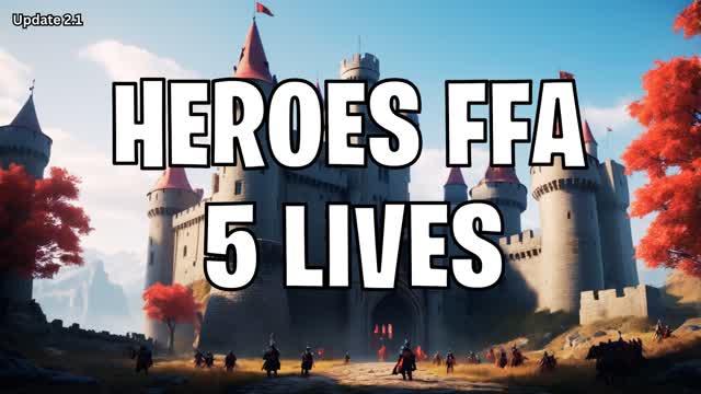 Heroes FFA 5 Lives — Fortnite Creative map