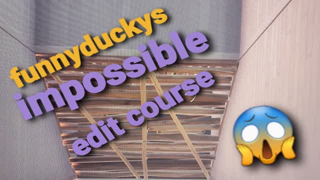 funnyduckys Impossible edit course — Fortnite Creative map cover art