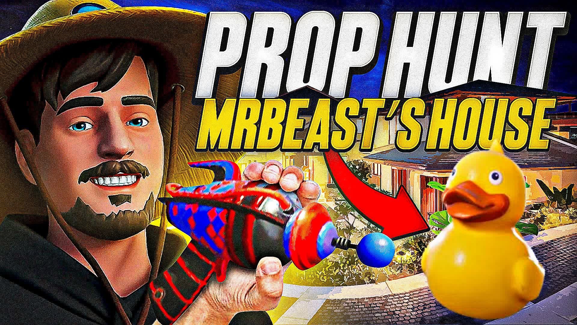 MRBEAST'S HOUSE - PROP HUNT🏠 — Fortnite Creative map