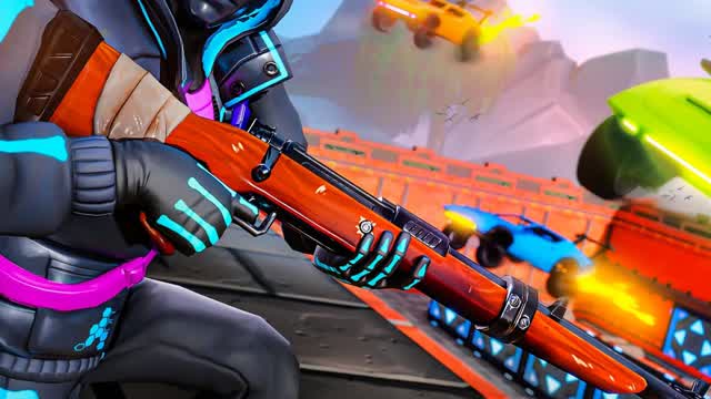 Sniper vs driver ramp challenge — Fortnite Creative map cover art