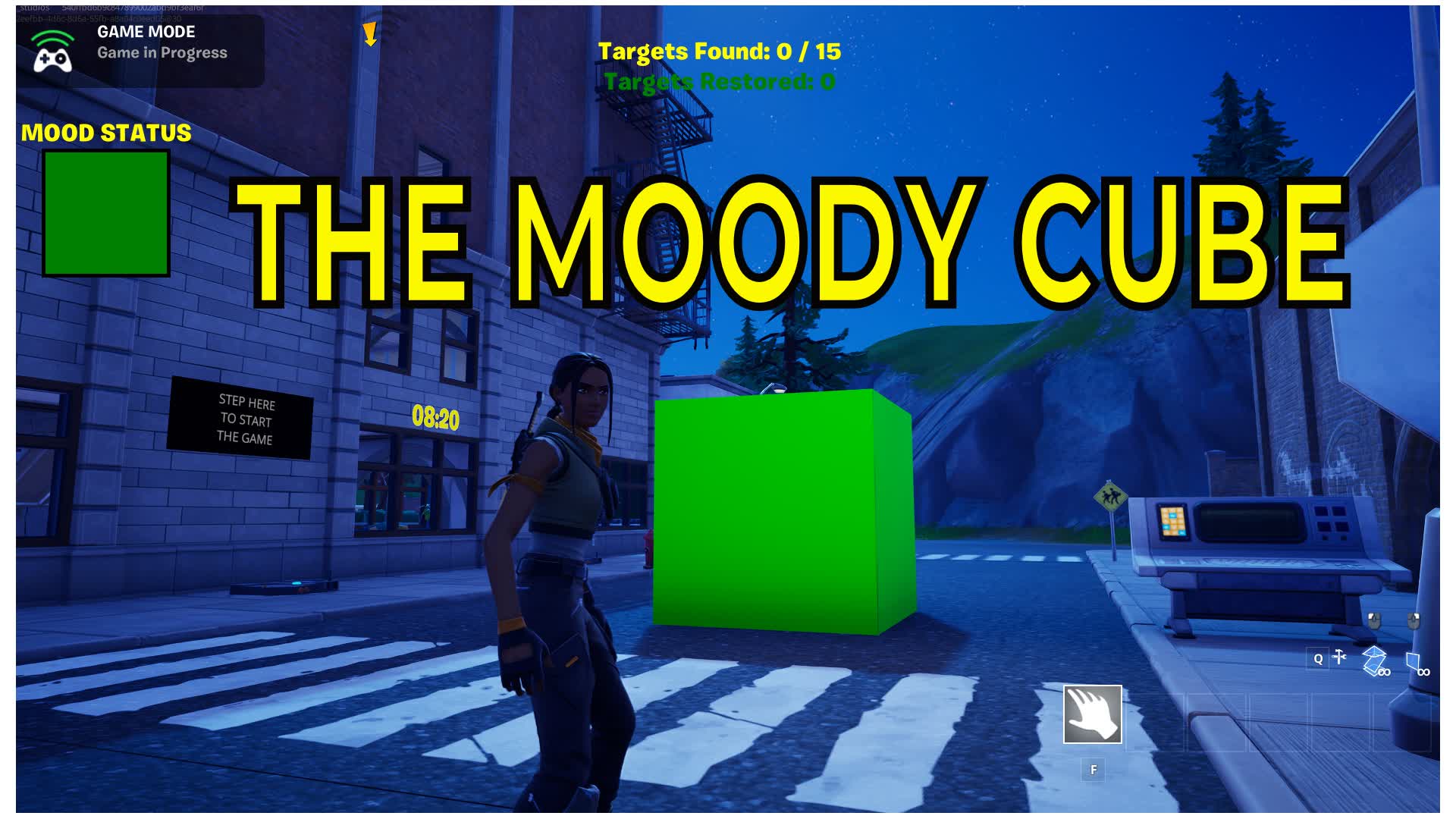 The Moody Cube — Fortnite Creative map