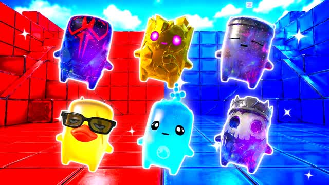 RED VS BLUE SMOG CANOPY 🔴🔵 — Fortnite Creative map