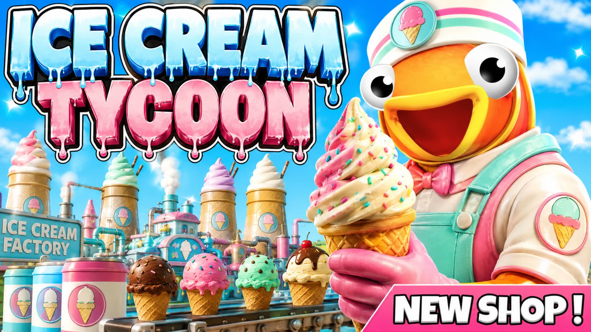 ICE CREAM TYCOON [🍦 TYCOON 🍦] — Fortnite Creative map