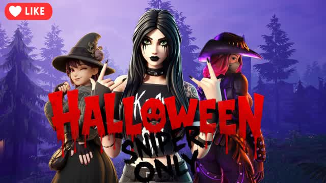 Halloween 🎃 Sniper Only — Fortnite Creative map