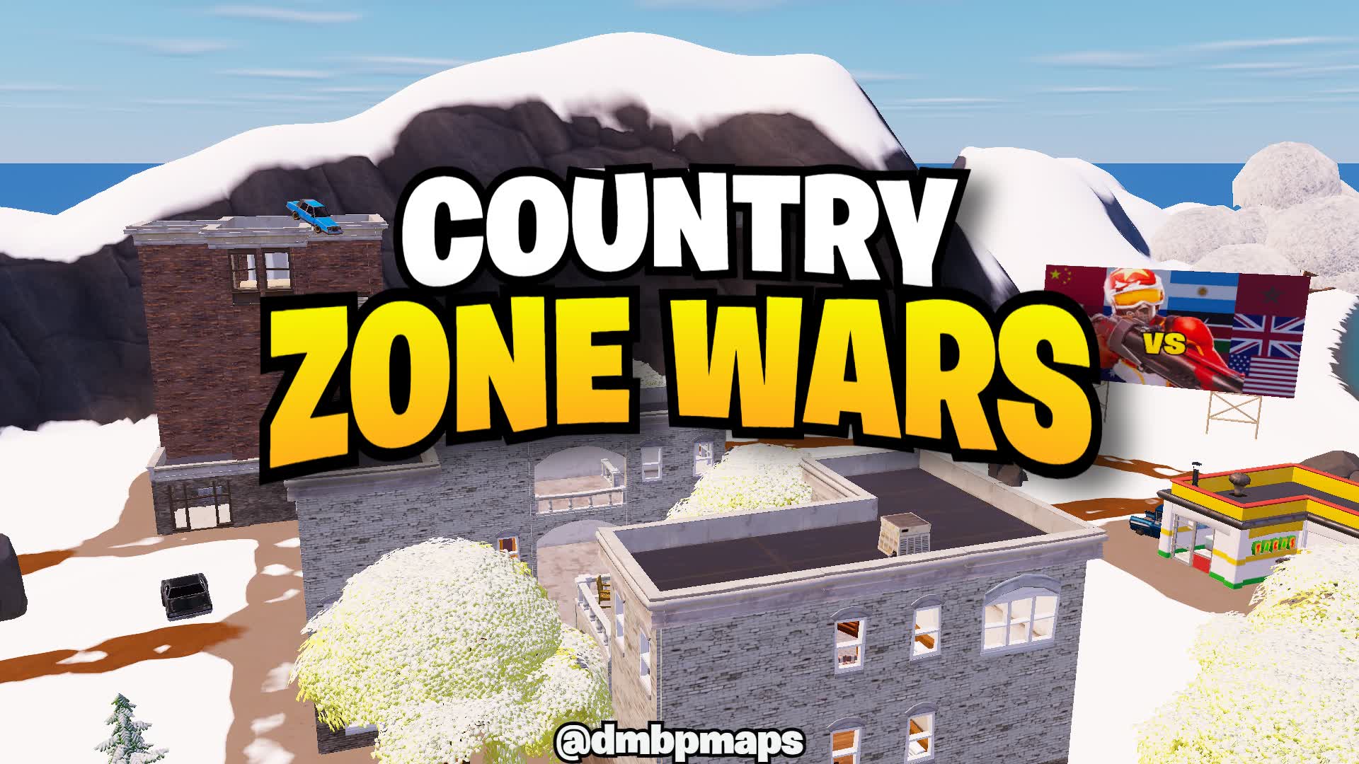🤩COUNTRY ZONE WARS🤩 — Fortnite Creative map