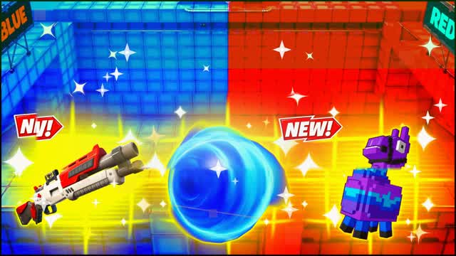 Red vs Blue Champ Peak 🔴🔵 — Fortnite Creative map