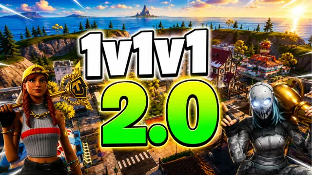 Tilted 1V1V1 (2.0) — Fortnite Creative map cover art