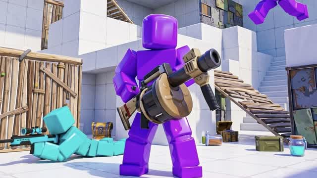 🔴 🔵 RvB : MBAPPÉ VS HAALAND 🔴 🔵 — Fortnite Creative map cover art