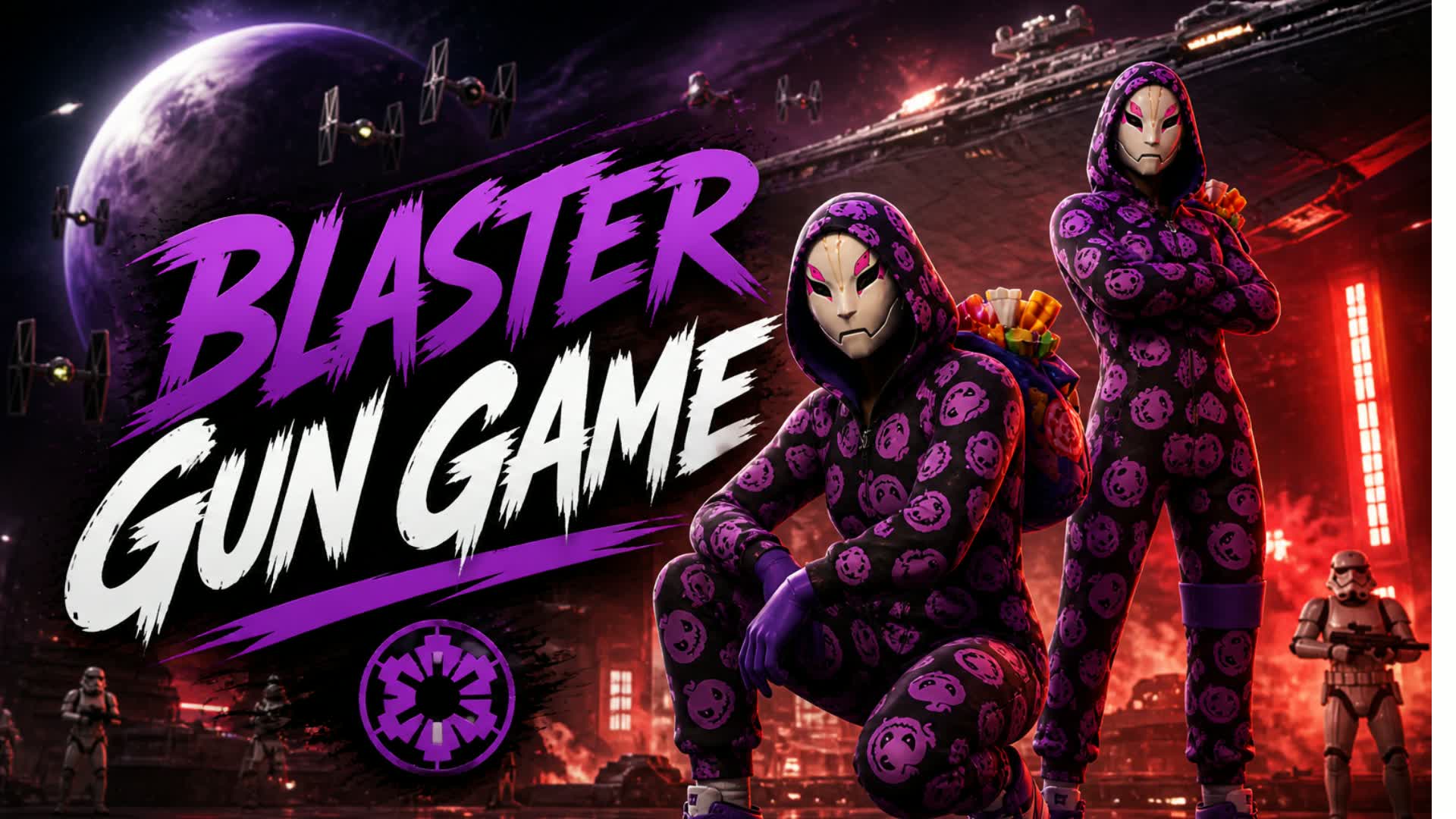 Blaster Gun Game — Fortnite Creative map
