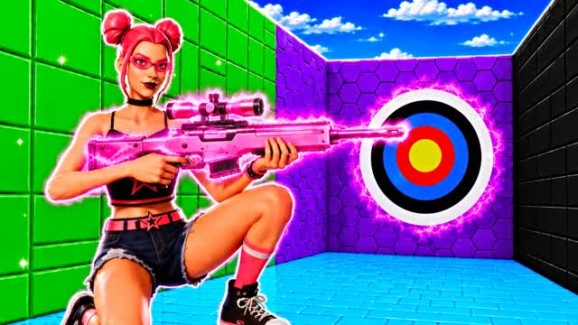 TRICKSHOT SURFER 80+ LEVELS AURA 🌊 — Fortnite Creative map cover art
