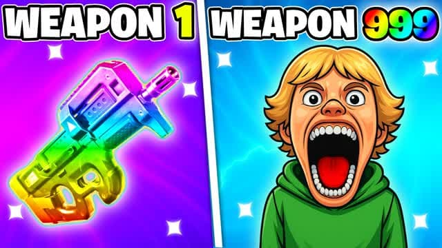 ❄️Winter Gun Game Snowy christmas fFFA — Fortnite Creative map