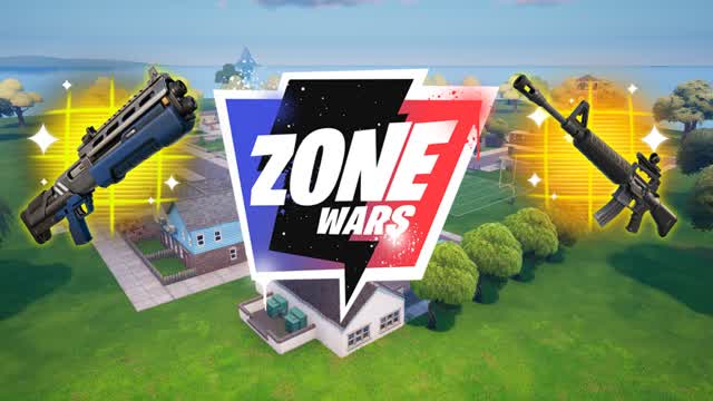 ZONE WARS (pvp) — Fortnite Creative map cover art