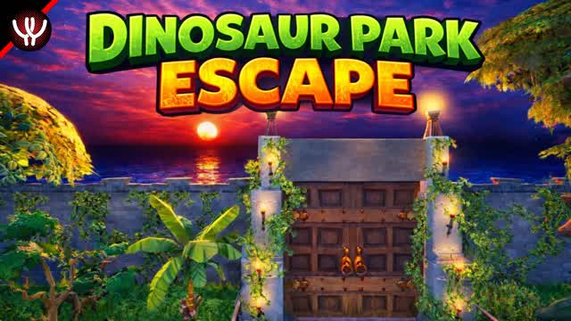 Dinosaur Park Escape — Fortnite Creative map cover art